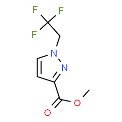 1-(2,2,2-三氟乙基)-1H-吡唑-3-羧酸甲酯结构式