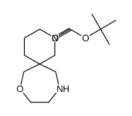 叔-丁基 8-氧杂-2,11-二氮杂螺[5.6]十二烷-2-甲酸基酯结构式