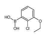 2-Chloro-3-ethoxyphenylboronic acid structure