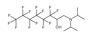 F-hexyl-1 diisopropylamino-2 ethanol Structure