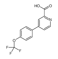 4-(4-Trifluoromethoxyphenyl)picolinic acid picture