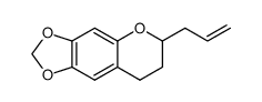 6-allyl-7,8-dihydro-6H-[1,3]dioxolo[4,5-g]chromene结构式