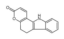 6,11-dihydro-5H-pyrano[3,2-a]carbazol-3-one结构式