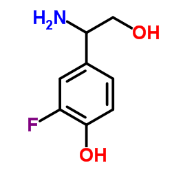 4-(1-Amino-2-hydroxyethyl)-2-fluorophenol Structure