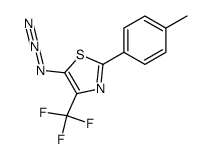 5-Azido-2-(2-(4-methylphenyl))-4-trifluormethylthiazol Structure