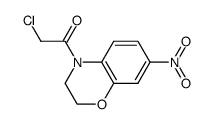 2-chloro-1-(7-nitro-2H-benzo[b][1,4]oxazin-4(3H)-yl)ethanone结构式