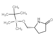 5(R)-5-{(叔丁基二甲基甲硅烷基氧基)甲基}吡咯烷-2-酮图片