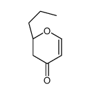 (2S)-2-propyl-2,3-dihydropyran-4-one结构式