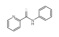2-Pyridinecarbothioamide,N-phenyl-结构式