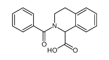 2-benzoyl-3,4-dihydro-1H-isoquinoline-1-carboxylic acid Structure