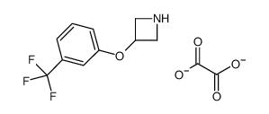 3-(3-TRIFLUOROMETHYLPHENOXY)AZETIDINE OXALATE结构式