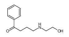 4-(2-hydroxyethylamino)-1-phenylbutan-1-one结构式