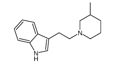 3-[2-(3-methylpiperidin-1-yl)ethyl]-1H-indole结构式