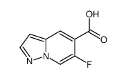6-fluoropyrazolo[1,5-a]pyridine-5-carboxylic acid结构式