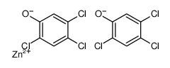 zinc bis(2,4,5-trichlorophenoxide) structure