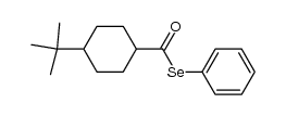 Se-phenyl 4-(tert-butyl)cyclohexanecarboselenoate结构式