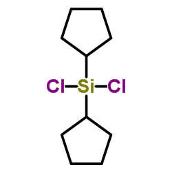 Dichloro(dicyclopentyl)silane structure