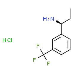 (1S)-1-[3-(TRIFLUOROMETHYL)PHENYL]PROPYLAMINE Structure