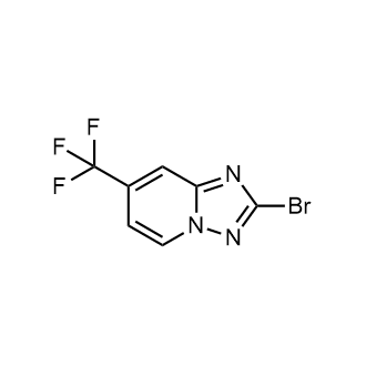 2-Bromo-7-(trifluoromethyl)-[1,2,4]triazolo[1,5-a]pyridine Structure