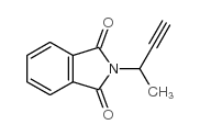 2-(3-丁炔-2-基)异吲哚啉-1,3-二酮结构式