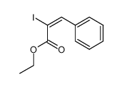 (E)-1-(ethoxycarbonyl)-1-iodo-2-phenylethene结构式