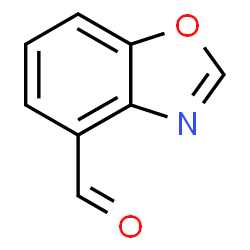 苯并[D]恶唑-4-甲醛结构式