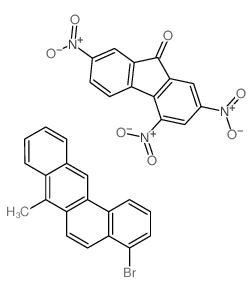 4-bromo-7-methylbenzo[a]anthracene,2,4,7-trinitrofluoren-9-one结构式