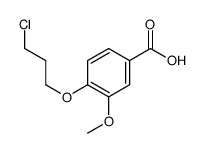 4-(3-chloropropoxy)-3-methoxybenzoic acid Structure