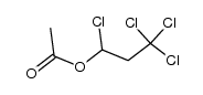1,1,1,3-tetrachloro-3-acetoxypropane Structure