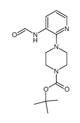 tert-butyl 4-(3-formamidopyridin-2-yl)piperazine-1-carboxylate Structure