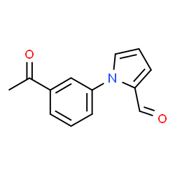 1-(3-ACETYLPHENYL)-1H-PYRROLE-2-CARBOXALDEHYDE Structure