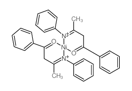 Nickel,bis[1-phenyl-3-(phenylimino)-1-butanonato-N,O]- (9CI) structure