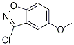 3-Chloro-5-Methoxy-benzo[d]isoxazole结构式