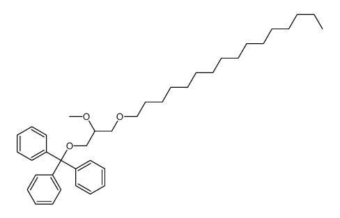 (+/-)1-O-Hexadecyl-2-O-methyl-3-O-(triphenylmethyl)glycerol结构式