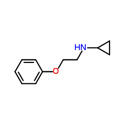 N-(2-Phenoxyethyl)cyclopropanamine结构式