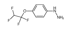 4-(1,1,2,2-tetrafluoroethoxy)phenylhydrazine Structure