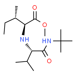 L-Isoleucine, N-[1-[[(1,1-dimethylethyl)amino]carbonyl]-2-methylpropyl]-, methyl ester, (S)- (9CI) structure