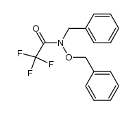 2,2,2-trifluoro-N-(phenylmethoxy)-N-benzylacetamide Structure