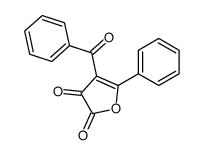 4-benzoyl-5-phenylfuran-2,3-dione结构式