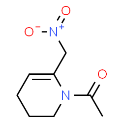 Pyridine,1-acetyl-1,2,3,4-tetrahydro-6-(nitromethyl)- (9CI) structure