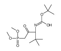 二甲基[(3S)-4,4-二甲基-3-({[(2-甲基-2-丙基)氧基]羰基}氨基)-2-氧代戊基]膦酸酯图片