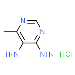 4,5-二氨基-6-甲基嘧啶盐酸盐结构式