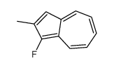 Azulene, 1-fluoro-2-methyl- (9CI) Structure