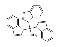 tris(1H-inden-1-yl)methylsilicon结构式