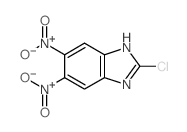 2-Chloro-5,6-dinitrobenzimidazole结构式