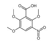 2,3,6-trimethoxy-5-nitrobenzoic acid结构式