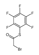 S-(2,3,4,5,6-pentafluorophenyl) 2-bromoethanethioate结构式