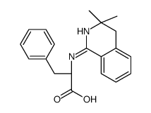 (2S)-2-[(3,3-dimethyl-4H-isoquinolin-1-yl)amino]-3-phenylpropanoic acid Structure