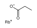 rubidium propionate Structure