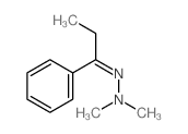 N-methyl-N-(1-phenylpropylideneamino)methanamine Structure
